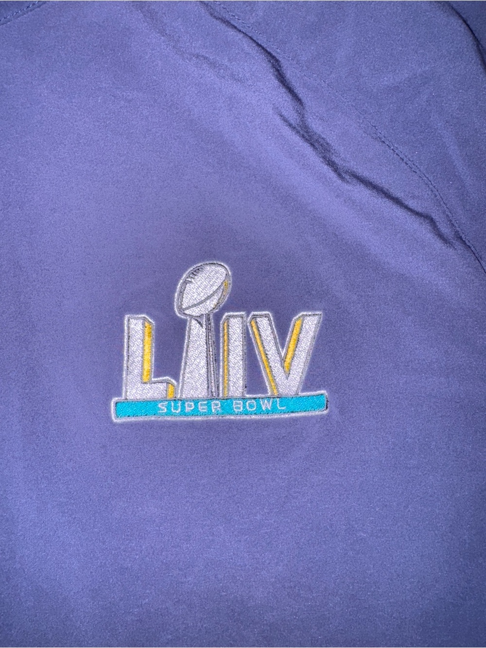 Peter Millar Super Bowl LIV Embroidered Navy Pullover - Picture 2 of 8